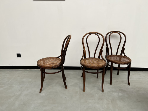 4 chaises bistrot en bois courbé, vers 1910, vue 16