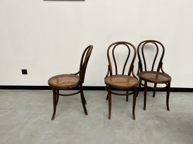 4 chaises bistrot en bois courbé, vers 1910, vue 16