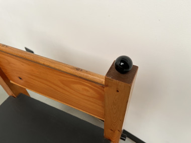 Serie de 6 chaises modernistes en pin, vue 10