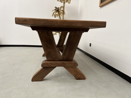 Table de monastère en chêne 200 cm, vue 9