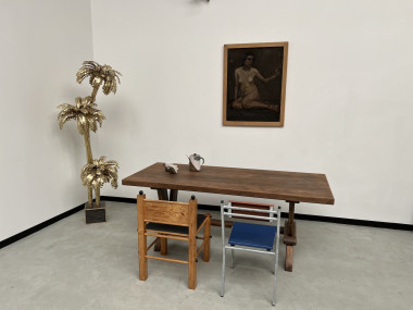 Table de monastère en chêne 200 cm, vue 10