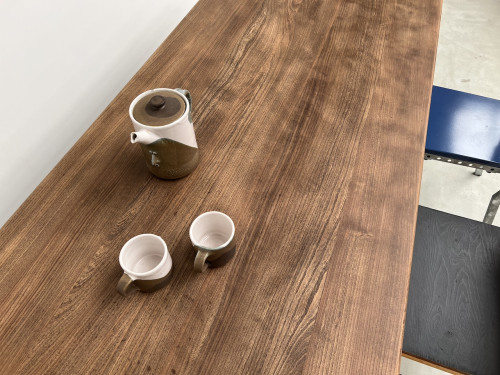 Table de monastère en chêne 200 cm, vue 15
