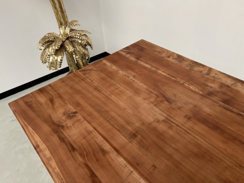 Grande table de ferme en merisier massif, 250 X 110 cm, vue 14
