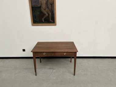 Bureau 1900 en noyer massif, vue 26