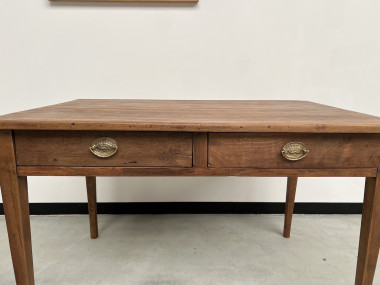 Bureau 1900 en noyer massif, vue 27