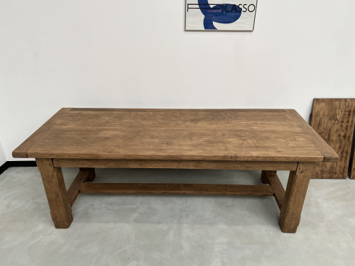 Grande table de ferme en chêne massif 308 cm, vue 6