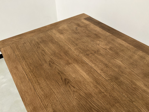 Grande table de ferme en chêne massif 308 cm, vue 8