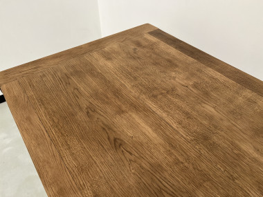 Grande table de ferme en chêne massif 308 cm, vue 8