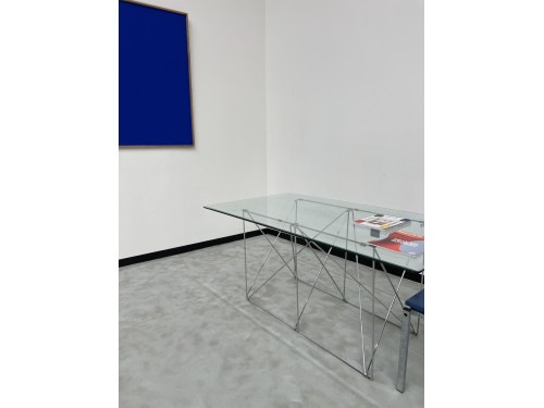 Table de salle à manger avec socle pliable de Max Sauze Studio, France, 1970s, vue 17