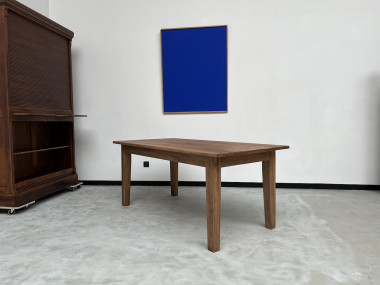 Table de ferme en chêne massif, années 70, vue 16