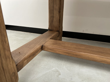 Grande table de ferme en chêne massif 308 cm, vue 15