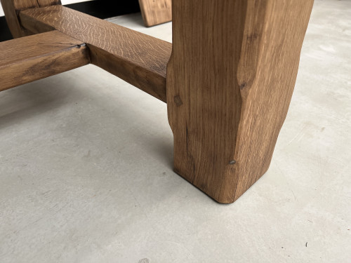 Grande table de ferme en chêne massif 308 cm, vue 18