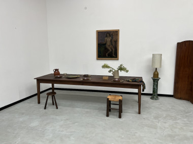 Grande table de ferme 300 X 90 cm "Dark Brown", vue 29