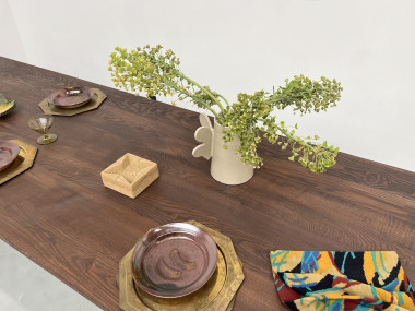 Grande table de ferme 300 X 90 cm "Dark Brown", vue 34