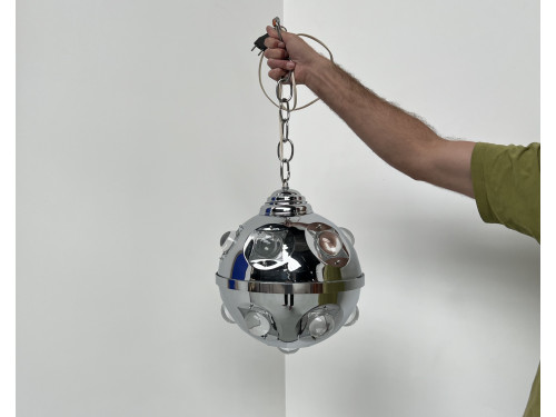 Suspension vintage Space Age par Oscar Torlasco, vue 1