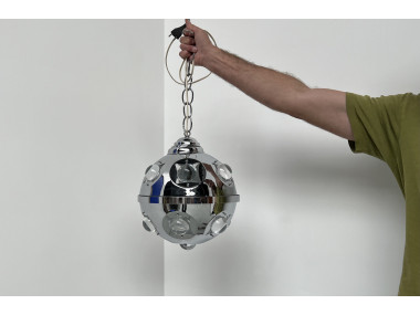 Suspension vintage Space Age par Oscar Torlasco, vue 2