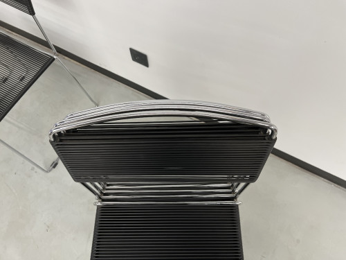 Lot de 7 chaises "spaghetti" par Giandomenico Belotti, vue 7