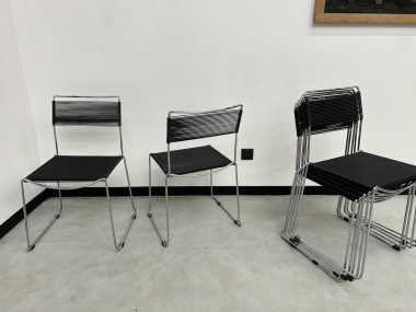 Lot de 7 chaises "spaghetti" par Giandomenico Belotti, vue 9