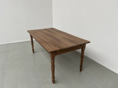 Table de ferme en noyer, vue 4