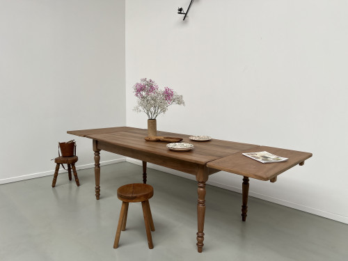 Table de ferme en noyer, vue 8