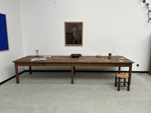 Table de ferme de 4 mètres, années 50, vue 15