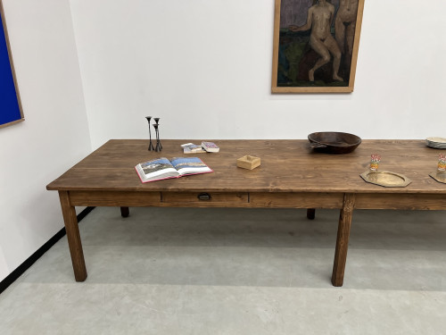 Table de ferme de 4 mètres, années 50, vue 17