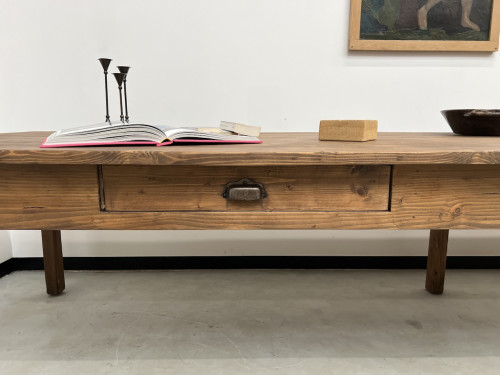 Table de ferme de 4 mètres, années 50, vue 18