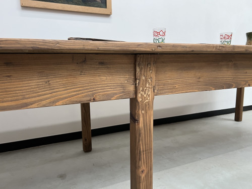 Table de ferme de 4 mètres, années 50, vue 21
