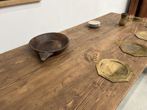 Table de ferme de 4 mètres, années 50, vue 25
