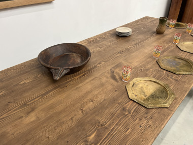 Table de ferme de 4 mètres, années 50, vue 25