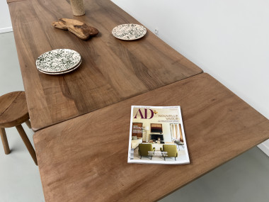 Table de ferme en noyer, vue 15