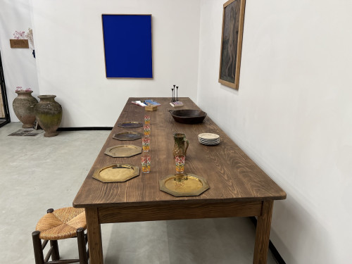 Table de ferme de 4 mètres, années 50, vue 30