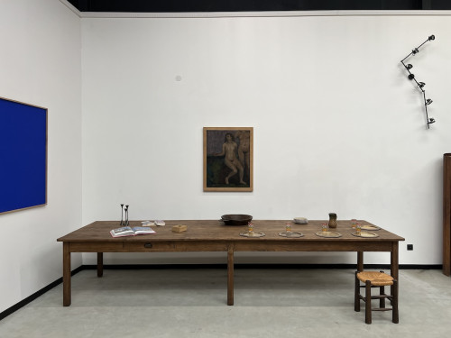 Table de ferme de 4 mètres, années 50, vue 34