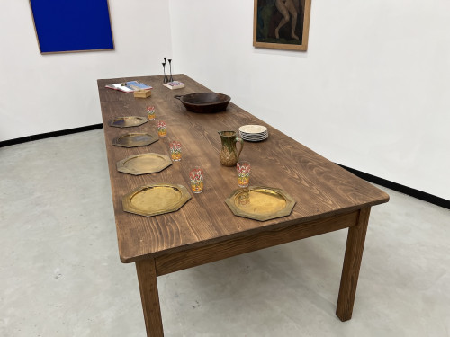 Table de ferme de 4 mètres, années 50, vue 37