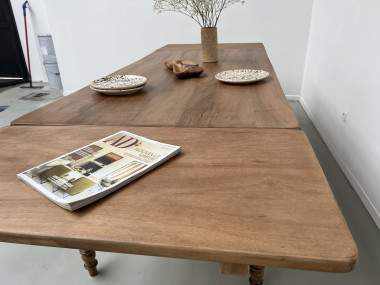 Table de ferme en noyer, vue 16