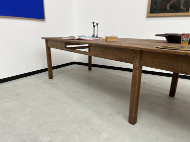 Table de ferme de 4 mètres, années 50, vue 46