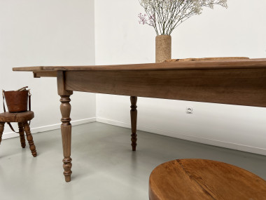 Table de ferme en noyer, vue 18