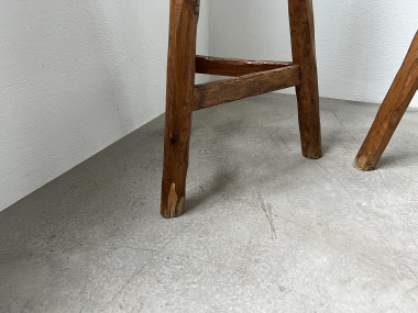 Tabourets de bar brutalistes, circa 1950, vue 7