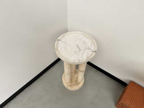 Sellette en marbre à 3 colonnes, circa 1970, vue 4