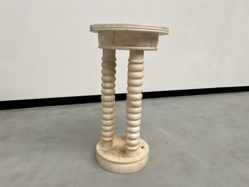 Sellette en marbre à 3 colonnes, circa 1970, vue 7