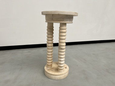 Sellette en marbre à 3 colonnes, circa 1970, vue 7