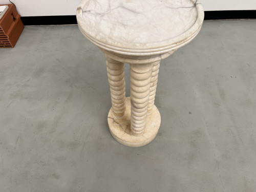 Sellette en marbre à 3 colonnes, circa 1970, vue 9