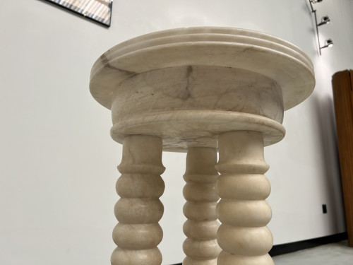 Sellette en marbre à 3 colonnes, circa 1970, vue 14