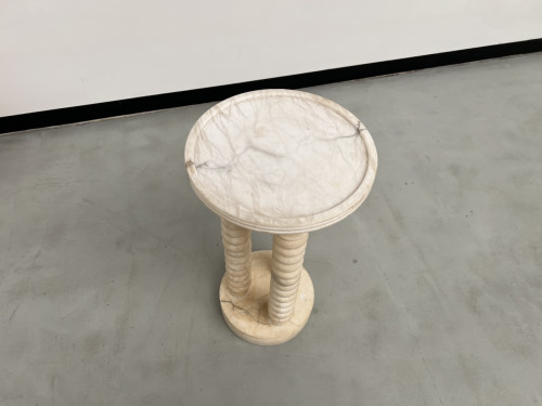 Sellette en marbre à 3 colonnes, circa 1970, vue 15