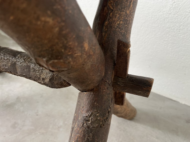 Bureau en noyer massif, art populaire, Savoie, vers 1900, vue 13