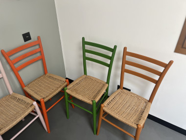 6 chaises italiennes en corde et hêtre massif, vue 8