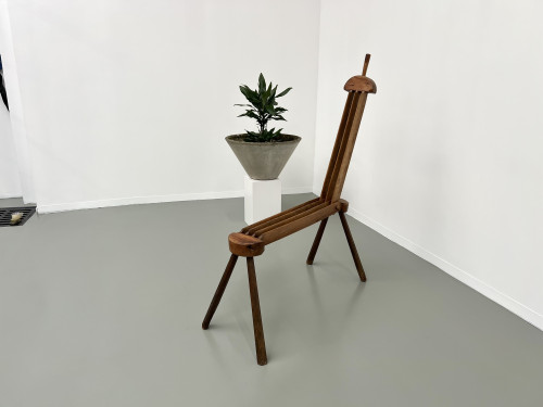 Cardeuse à lin, art populaire, début XXème, vue 3
