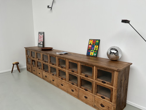 Ancien meuble de métier XXL, vue 22