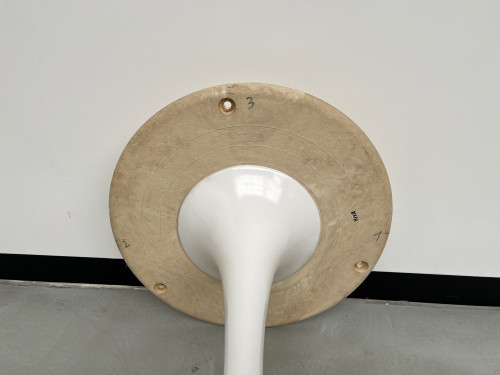 Table ronde Florence Knoll, plateau marbre et piétement tulipe, circa 1960, Eero Saarinen, vue 10
