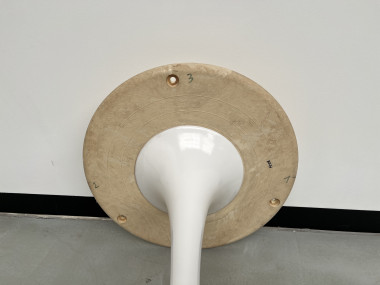 Table ronde Florence Knoll, plateau marbre et piétement tulipe, circa 1960, Eero Saarinen, vue 10